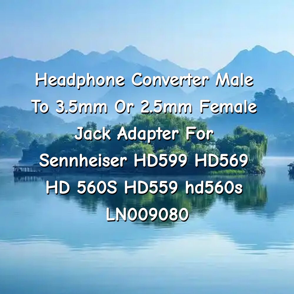 Sennheiser Headphone Hd 560S - Adattatore per cuffie, da connettore maschio