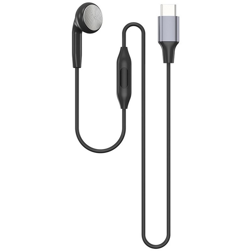 Wired Earphone Mic - Auricolare singolo DT75BG Type C con
