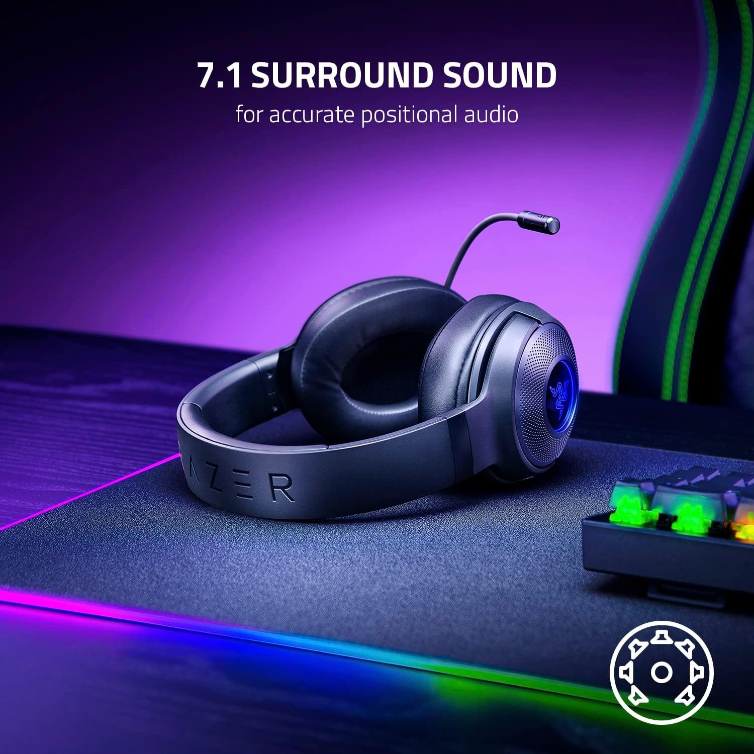 Cuffie Gaming USB Cablate Raze - Gaming Headset Rgb recensione e prezzo