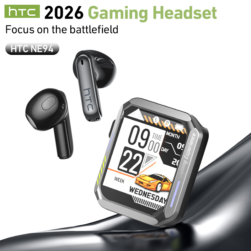 Auricolari TWS da gioco HTC NE - Earbuds Charging Case recensione e prezzo
