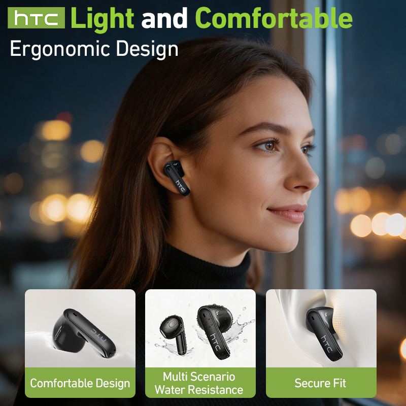 Auricolari TWS da gioco HTC NE - Earbuds Charging Case recensione e prezzo