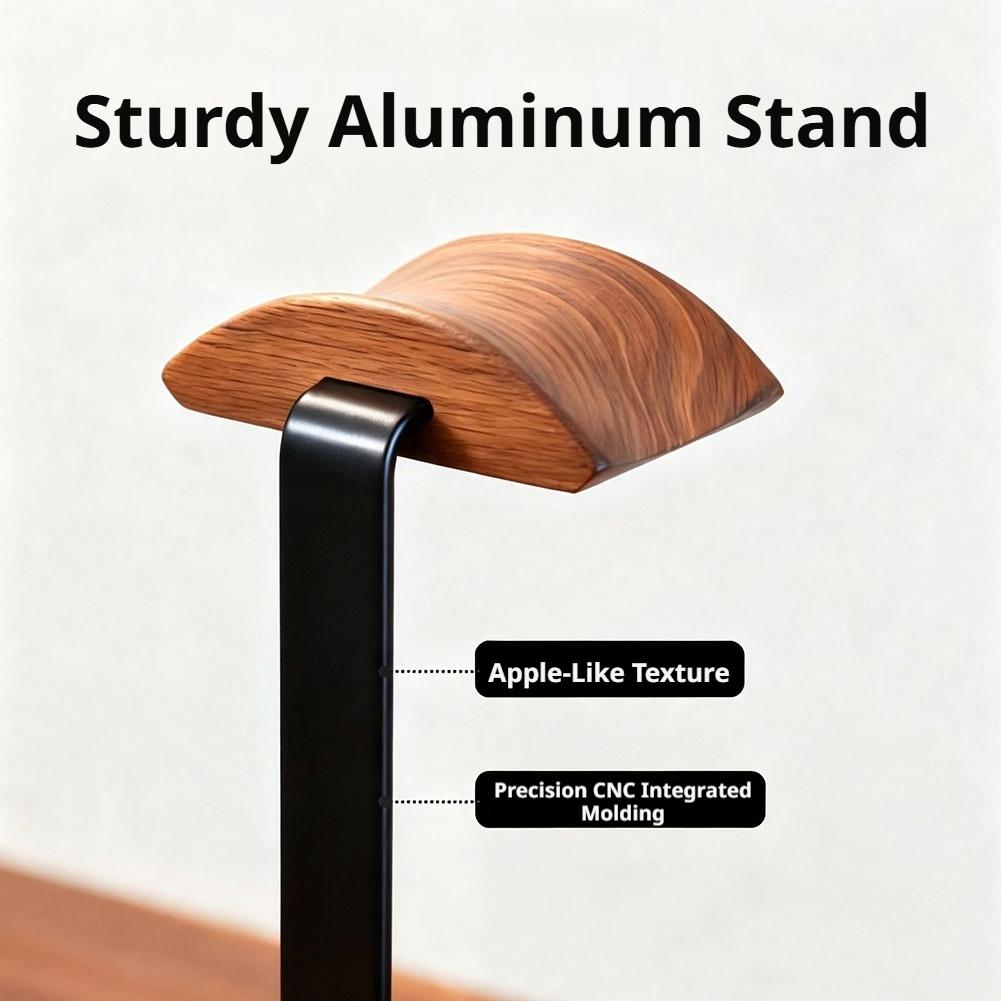 Supporto per Cuffie in Noce, O - Headphone Stand Desk recensione e prezzo